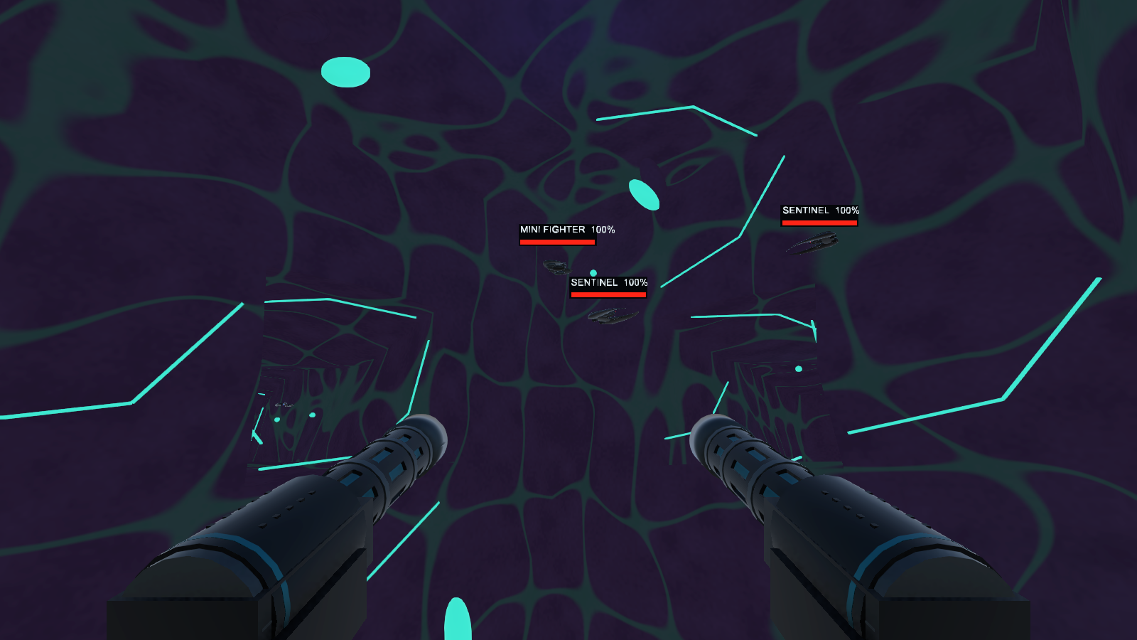 Riftburn's alien tunnels and defending fighters